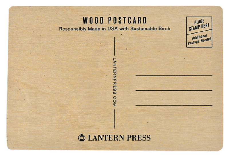 Wooden Postcard