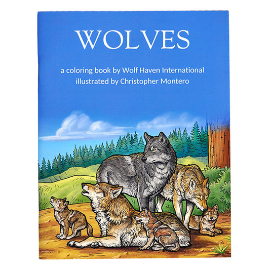 Wolves Coloring Book