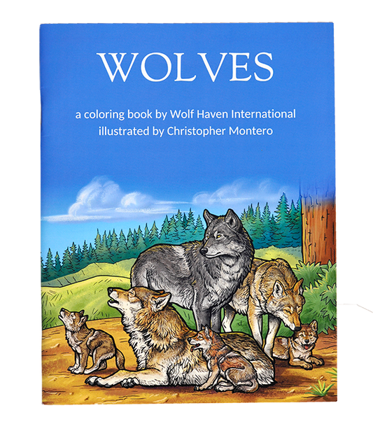 Wolves Coloring Book