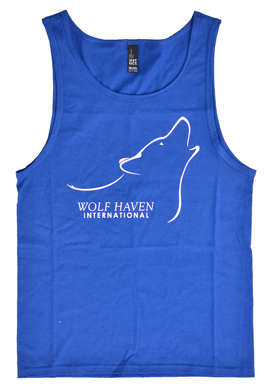 100% Cotton Tank with Howling Wolf Logo