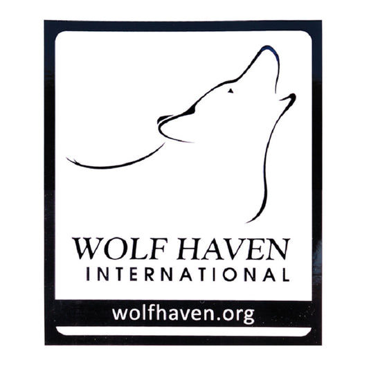 Wolf Haven Logo Window Cling