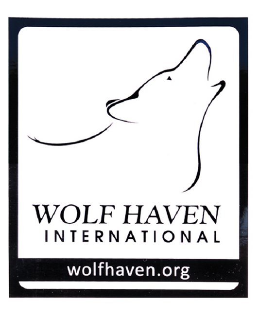 Wolf Haven Logo Window Cling