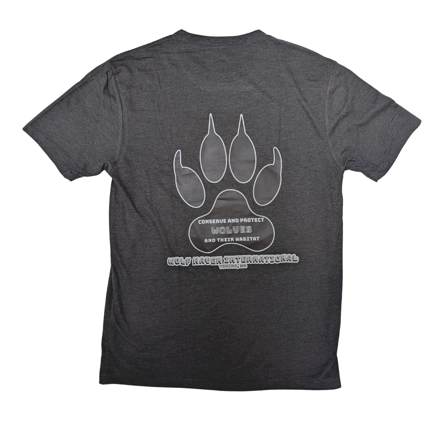 Cotton Blend T-Shirt with Logo+Paw Design