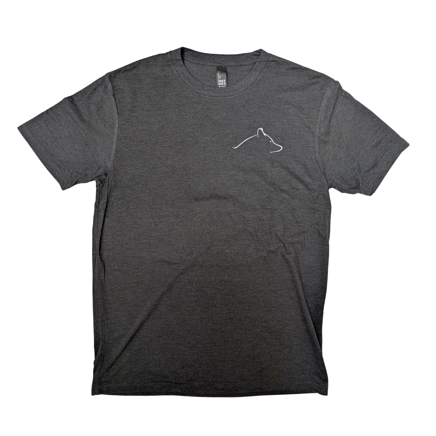 Cotton Blend T-Shirt with Logo+Paw Design