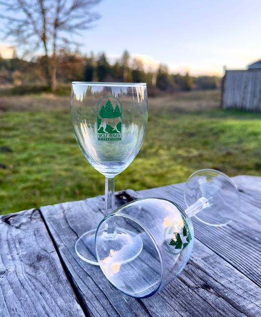 Vintage Wine Glass with Legacy Logo