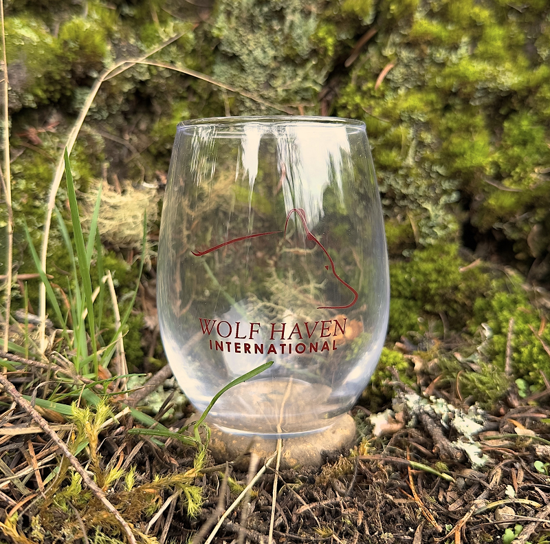 Stemless Wine Glass: Wolves & Wine