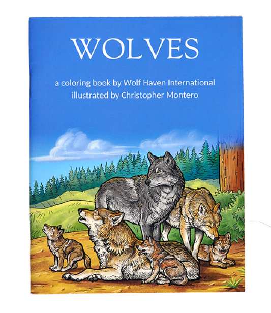 Wolves Coloring Book