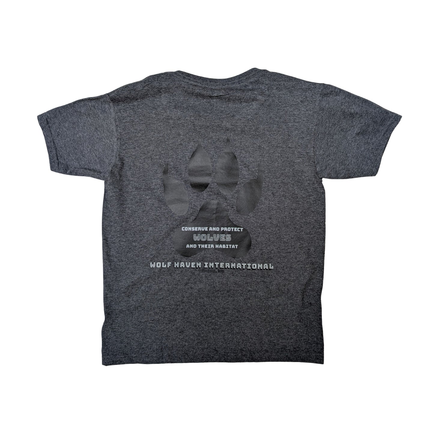 Cotton Blend T-Shirt with Logo+Paw Design