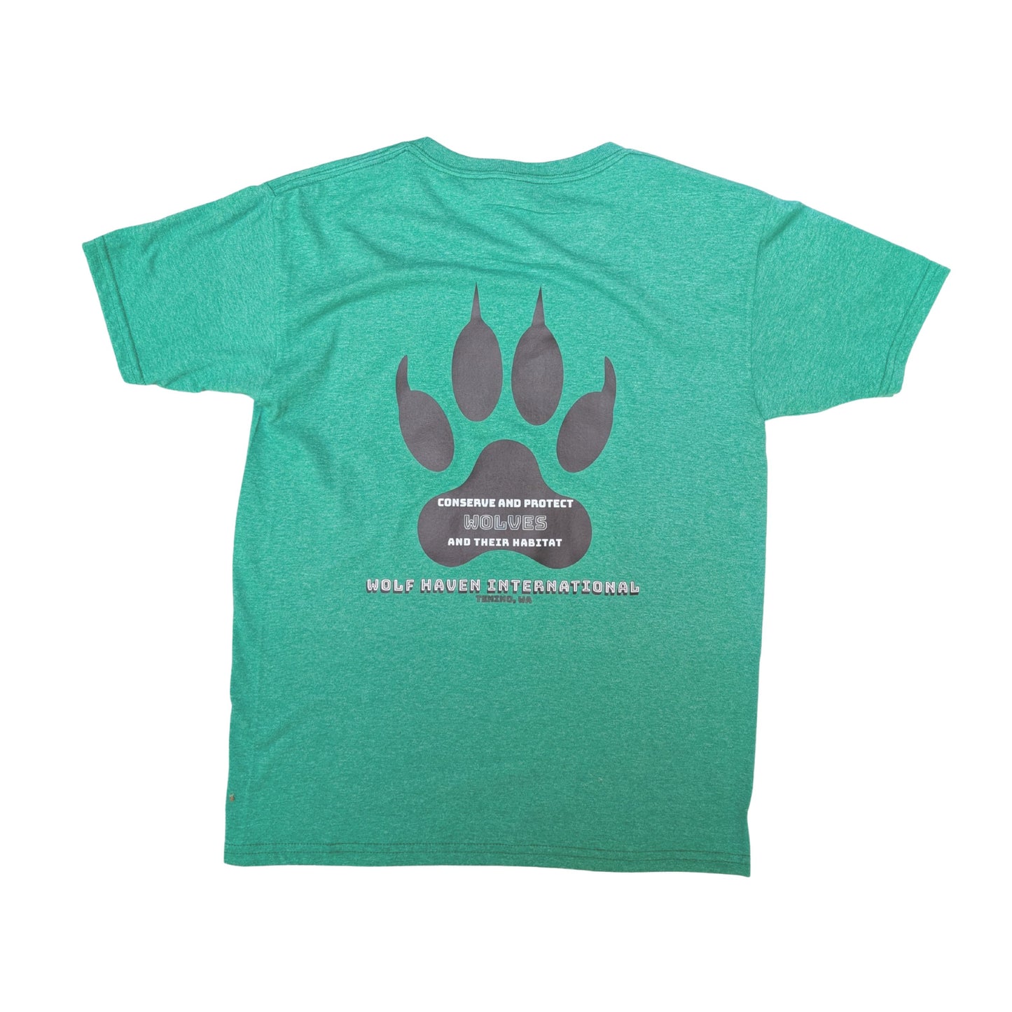 Cotton Blend T-Shirt with Logo+Paw Design