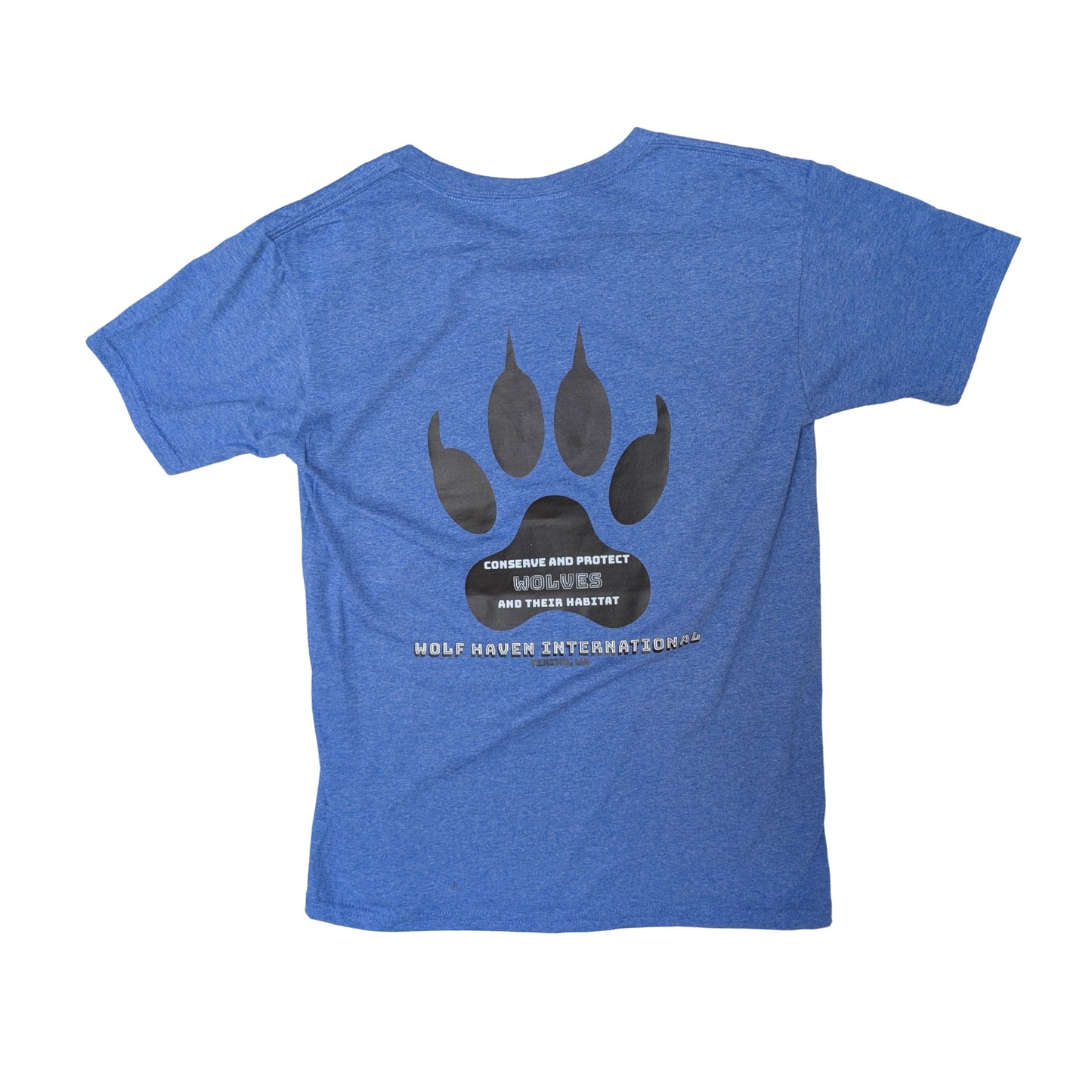 Cotton Blend T-Shirt with Logo+Paw Design