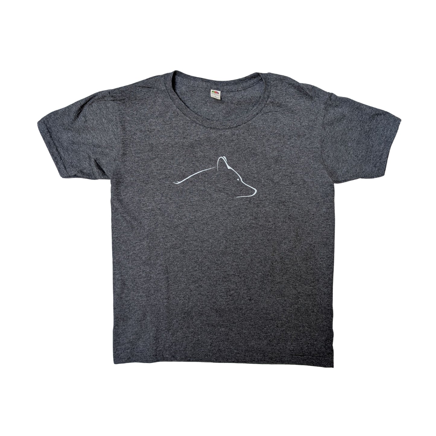 Cotton Blend T-Shirt with Logo+Paw Design
